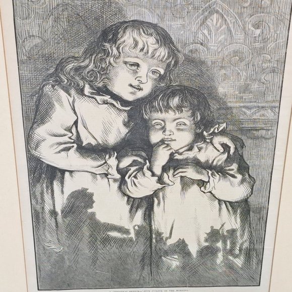 Thomas Nast "A Christmas Sketch- 5 O'Clock in The Morning" -Original, 1878 - Picture 4 of 11